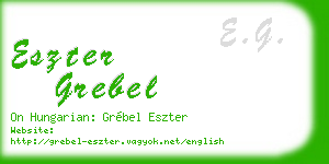 eszter grebel business card
